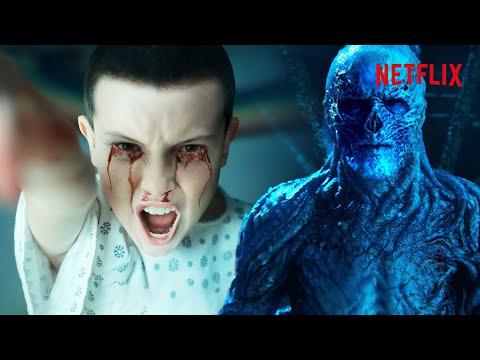 Stranger Things - Eleven vs Vecna! - The Final Scene of Season 4, Part 1 (In Full) | Netflix