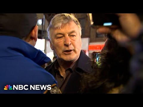 Alec Baldwin clashes with pro-Palestinian demonstrators