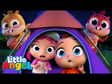 Camping Song | Little Angel Kids Songs &amp;amp; Nursery Rhymes