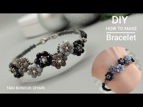 Yılbaşı hediye fikirleri.Boncuktan bileklik nasıl yapılır? Christmas gift idea. HOW TO MAKE BRACELET