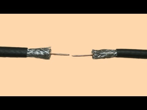 How to connect tv antenna cable correctly &amp; firmly.