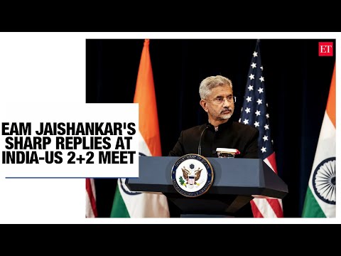 India-US 2+2 meet: At live press meet, EAM Jaishankar's sharp replies to tough questions