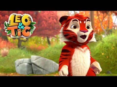 The Funny Adventures of Leo and Tig 🦁 Autumn Fun 🐯 Kids' Favorite Animated Cartoon