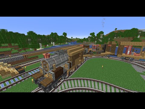 minecraft create mod 2. -bread factory on a train-