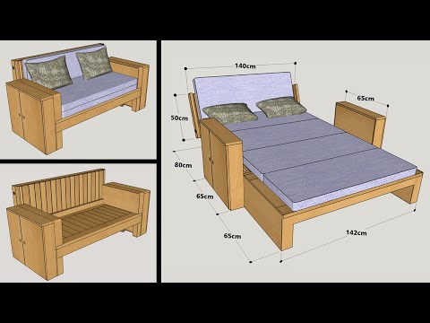 HOW TO MAKE A SOFA BED STEP BY STEP