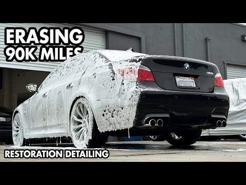 BMW M5 E60 // How we ERASE 90k miles &amp; 17 Years by Restoration Detailing