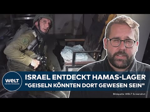 KRIEG IN NAHOST: Versteck der Hamas entdeckt! Geiseln aus Israel unter Klinik?