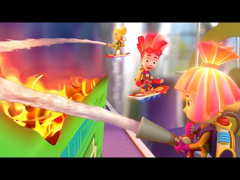 The Fixies Laboratory Catches FIRE! 🔥 | The Fixies | Animation for Kids