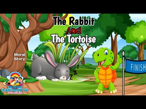 The Rabbit and The Tortoise | Rabbit and Tortoise Story in English | Moral Stories |Cartoon for Kids