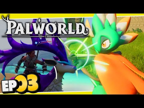 Palworld Part 3 MOUNTS FLYING A VILLAGE AND DUNGEONS Early Access Gameplay Walkthrough