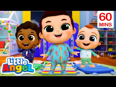 Pyjama Party | LITTLE ANGEL | Family Time! 👨&zwj;👩&zwj;👦 | MOONBUG KIDS | Family Cartoons/ Songs for Kids