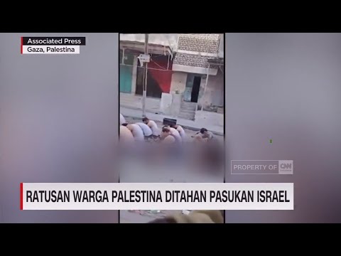 Ratusan Warga Palestina Ditahan Pasukan Israel