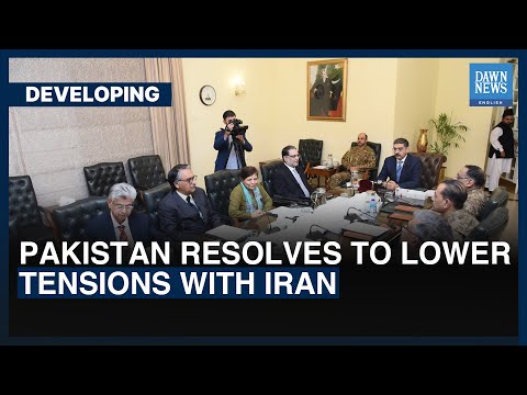 Pakistan Resolves To Lower Tensions With Iran | Dawn News English