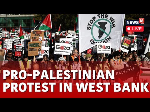 Israel Palestine Conflict LIVE News | Pro-Palestine Protest In Ramallah Against Gaza Invasion LIVE