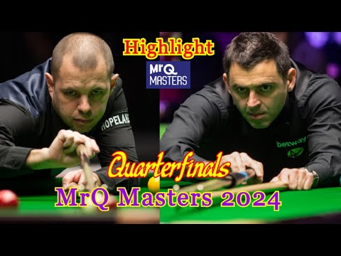 Ronnie O'Sullivan vs Barry Hawkins Q/F Highlight MrQ Masters 2024 Snooker