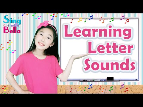 Learning Letter Sounds with  Lyrics and Actions - Alphabet Song - Phonics for Kids - Sing with Bella