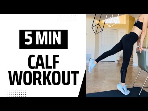 5 min calves workout- at home no equipment Series 30 