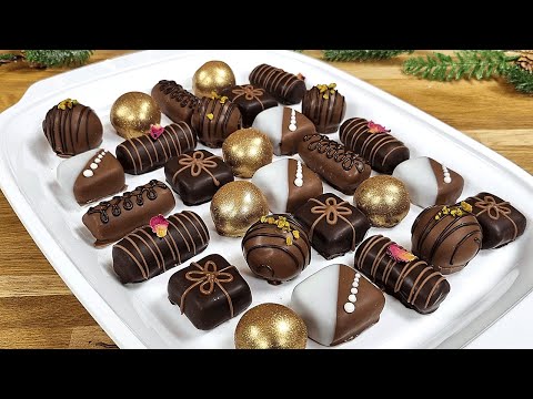 Christmas Chocolate Truffles with Milk SIMPLE Chocolate Truffle Recipe