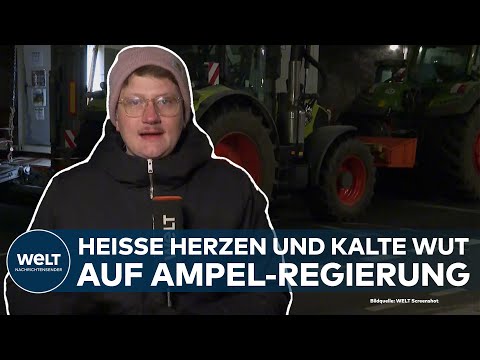 BAUERN-BLOCKADEN: Immer mehr Landwirte sammeln sich vor dem Brandenburger Tor | WELT Thema