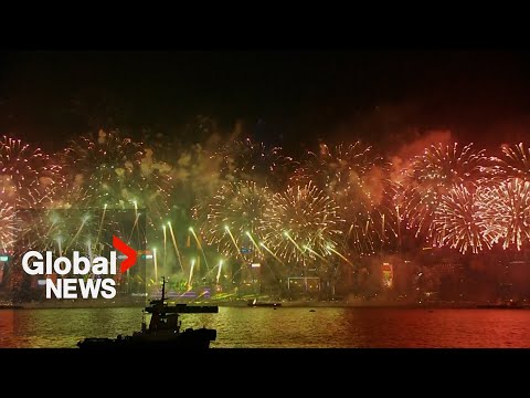 New Year's 2024 countdown celebrations &amp; fireworks around the world | PART 2