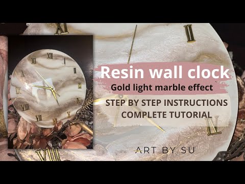 Crafting Elegance: DIY Resin Wall Clock Tutorial