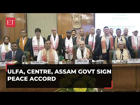 Centre, Assam government sign peace pact with pro-talks faction of ULFA