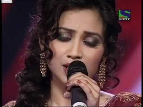 xfactor shreya ghoshal singing lag ja gale