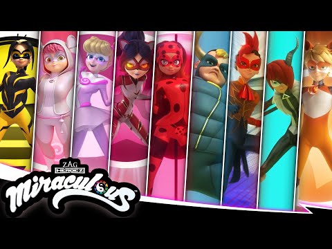 MIRACULOUS | ? ALL TRANSFORMATIONS ☯️ | SEASON 4 | 