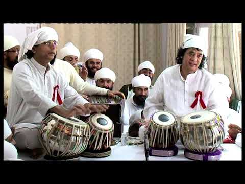 Ustad Zakir Hussain Ji in Sri Bhaini Sahib with Pandit Yogesh Samsi Ji in the presence of satguru ji