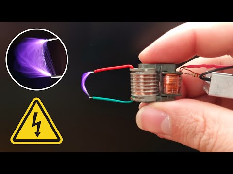 Make 3.7v to 100000v High voltage generator | High voltage transformer