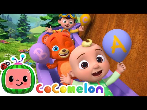 ABC Song with Balloons and Animals | CoComelon Nursery Rhymes &amp;amp; Animal Songs