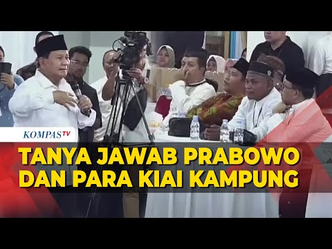 [FULL] Saat Prabowo Jawab Macam Pertanyaan di Diskusi Bersama Perwakilan Kiai Kampung se-Indonesia