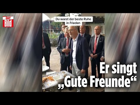 Eines der letzten Videos von Franz Beckenbauer aufgetaucht