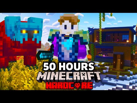 I Survived 50 HOURS in BETTER Minecraft Hardcore 1.20.1!