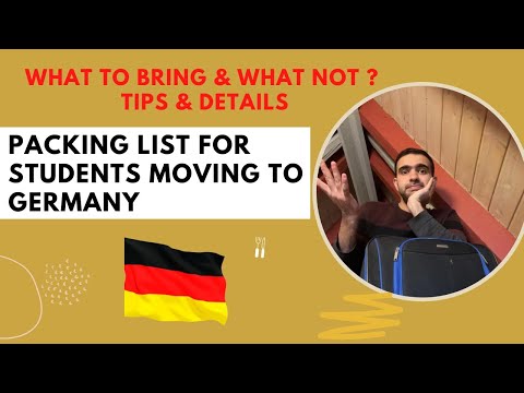 What to Bring and What Not when moving to Germany | Packing List for Students | Tips for Packing