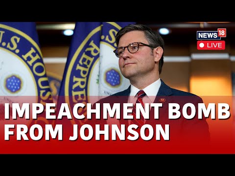 Speaker Mike Johnson LIVE |  Rep. Mike Johnson Outlines Impeachment Inquiry on House Floor | N18L