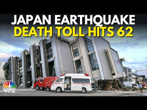 Japan Earthquake: Death Toll Hits 62; Thousands Displaced, Rescue Ops On | Noto Quakes | Japan IN18V