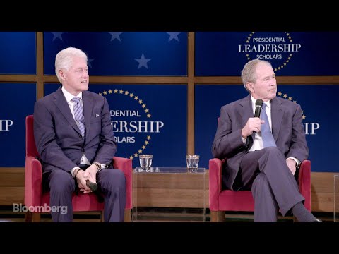 Clinton, Bush Reflect on Life After Leaving Office