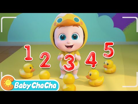 Five Little Ducks Went Out One Day | Counting Ducks Song + Baby ChaCha Nursery Rhymes &amp; Kids Songs