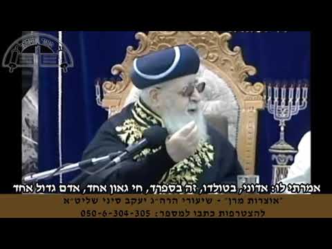 התשובה של מרן למלך ספרד: מדוע הספרדים נקראים כך? | צפו!