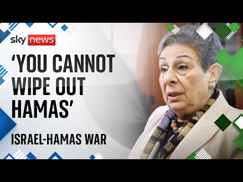 Israel-Hamas war: Sky speaks to veteran Palestinian politician Hanan Ashrawi