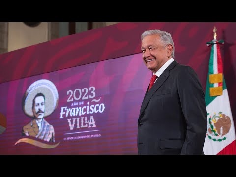 Tramo 1 del Tren Maya registra 81 por ciento de v&iacute;a terminada. Conferencia presidente AMLO