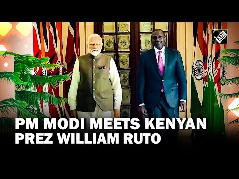 PM Modi meets Kenyan President William Samoei Ruto at Hyderabad House