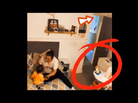 A ghost haunting a family gets caught on Camera