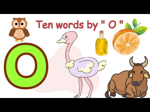 10 Words by letter O - Letter O words for Kids - English Vocabulary 