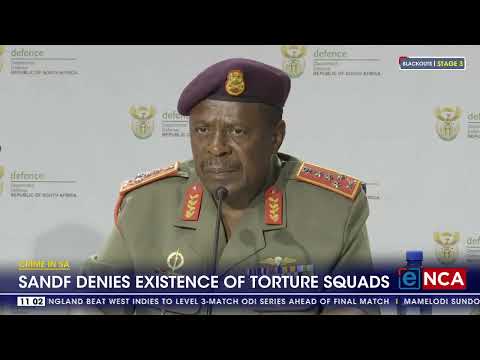 The SANDF has denied allegations of a torture squad in its team