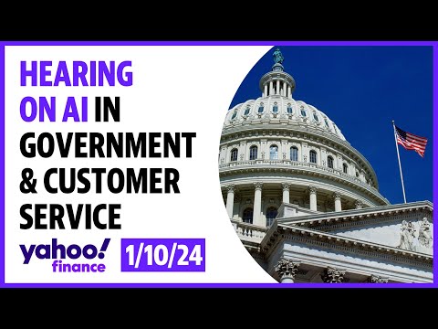 Hearing to examine the use of AI to improve government services and customer service