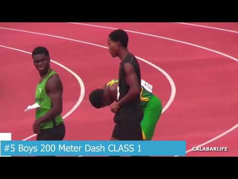 Calabar First Track Meet Tyser-Mills Classics 2023 boys 200m Class 1 