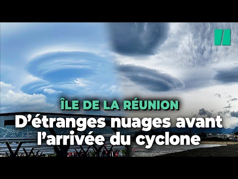 C'est quoi ces nuages en forme de soucoupes &agrave; La R&eacute;union avant l'arriv&eacute;e de Belal ?