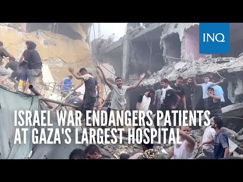 Israel war endangers patients at Gaza's largest hospital